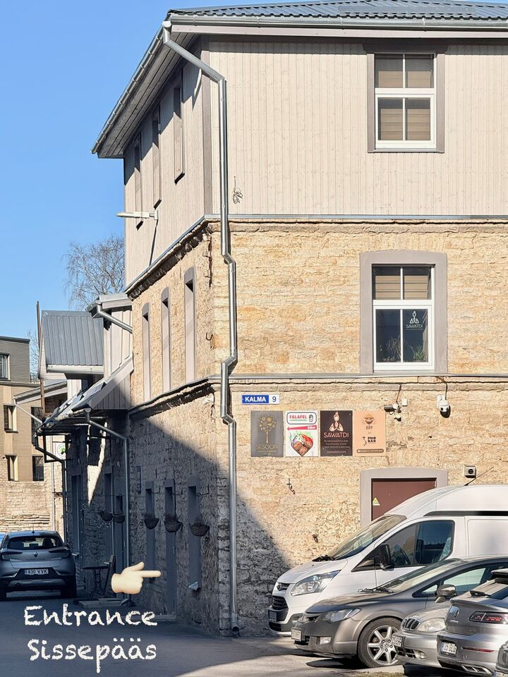 SAWATDI Thai massage studio entrance at Kalma 9, Kalamaja, Tallinn
